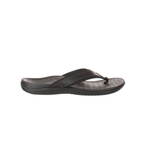 Vionic Mens Tide Black Flip Flops Size 12 Medium (D, M) - Picture 1 of 4